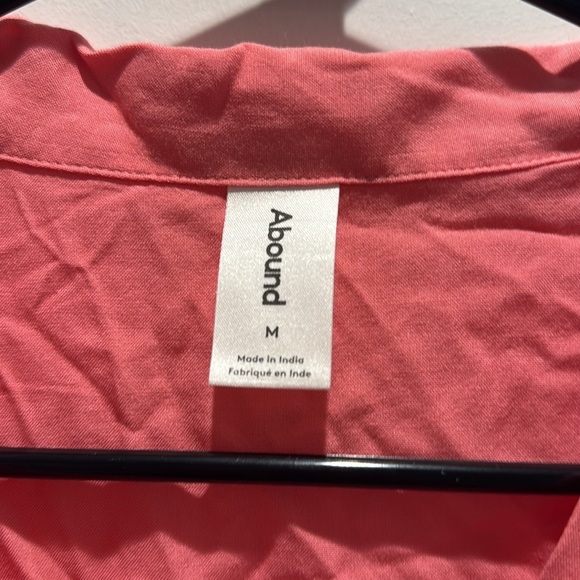 Abound Vibrant Pink Button-Down Shirt - Picture 2 of 3